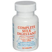 Malabar Formulations, Complete Milk Digestant, 90 Tabs