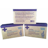 Organic Silver Soap - All Natural Lavender: Made with Certified Organic Ingredients. Silver Infused Soap to Cleanse Skin & Kill Bacteria. 4oz Bar (3 Bars)