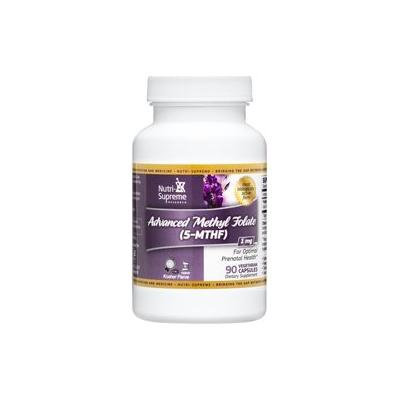 Nutri-Supreme Research Advanced Methyl Folate (5-MTHF) 1 Mg - 90 Vegetarian Capsules