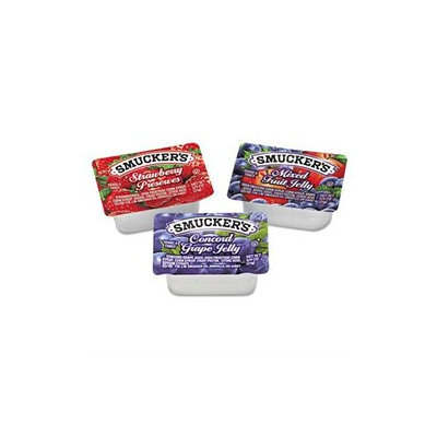 Folgers 774 Smuckers Jam Assortment Single Serving Packs 1/2 Oz 200/carton