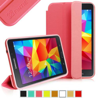 Fintie Ultra Slim Lightweight All-around Protection Omni Case Cover for Samsung Galaxy Tab 4 8.0 inch Tablet, Magenta