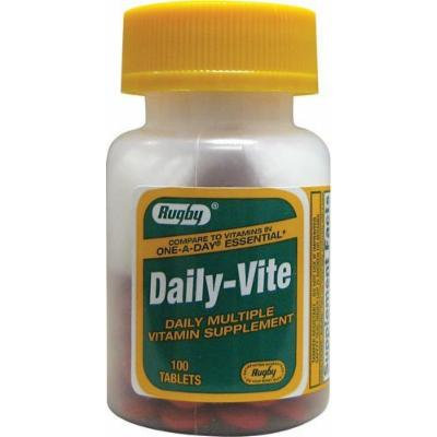 Daily-Vite 100 Tabs by Rugby - Pack of 2