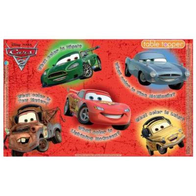 Neat Solutions Biodegradable Table Topper Disposable Stick-on Placemat, Cars - 30 Count