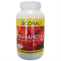 Herbal Pride Coral LLC Cinnamon 6 - 243 Vegetable Capsules