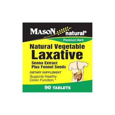 Mason Natural, Natural Vegetable Laxative, 90 Tablets