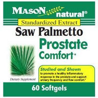 Mason Natural, Saw Palmetto 160 mg, 60 Softgels