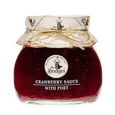 Mrs Bridges Cranberry Sauce with Port, 8.8-Ounce (Pack of 3)