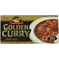 S B S&B Golden Curry Sauce Mix, Hot, 8.4-Ounce