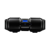 Sharp Black Portable Bluetooth Boombox