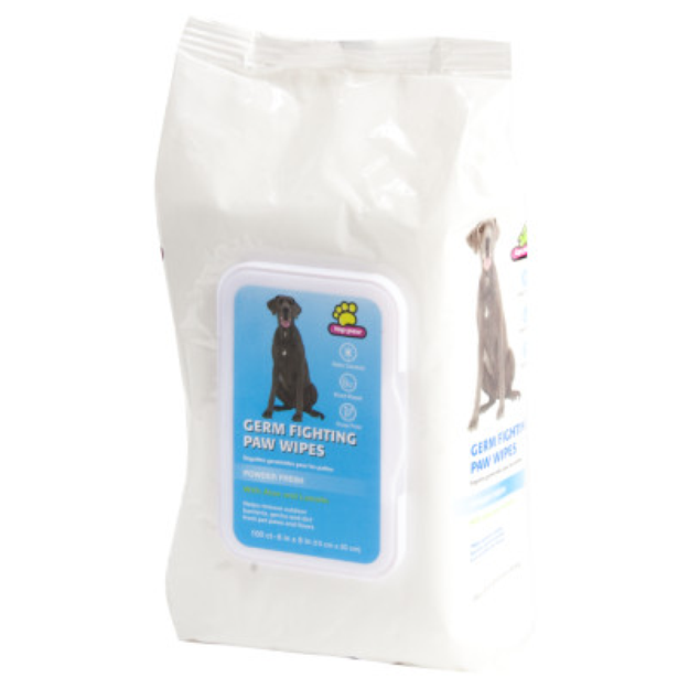 antibacterial dog paw wipes