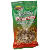 Energy Club Butter Toffee Peanuts, 6.75-Ounce Bags (Pack of 6)
