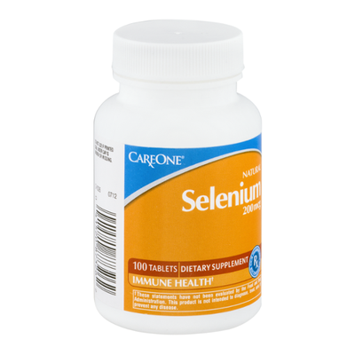 CareOne Natural Selenium Tablets 200 mcg - 100 CT