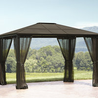 Yeh Hung Plastic Co., Ltd. Essential Garden Replacement Net for Mission Creek Hardtop Gazebo - YEH HUNG PLASTIC CO, LTD.
