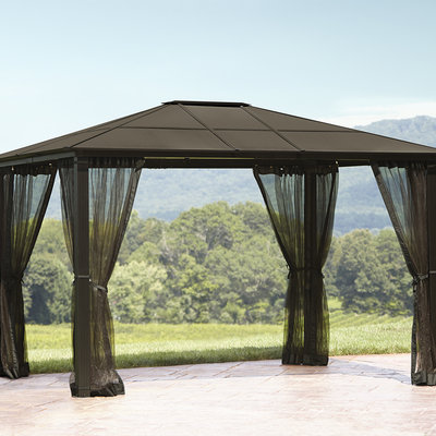Yeh Hung Plastic Co., Ltd. Essential Garden Replacement Net for Mission Creek Hardtop Gazebo - YEH HUNG PLASTIC CO, LTD.