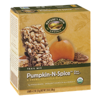 Nature's Path Organic Trail Mix Pumpkin-N-Spice Flax Plus Chewy Granola Bars - 6 CT