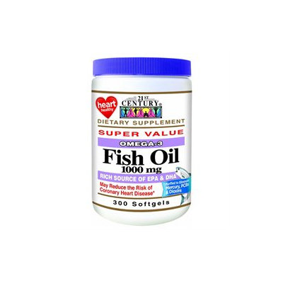 21st Century Healthcare 21st Century Vitamins Fish Oil 1,000 mg Softgels