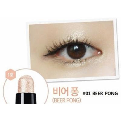 CLIO Gelpresso Waterproof Shadow - Eye Shadow Pencil, Stick Eye Shadow, Eye Make-up, Full Size, Longlasting & No Smudge (#01 Beer Pong)