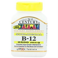 21st Century Healthcare 21st Century Vitamins Sublingual B12 2,500 mcg Tabs