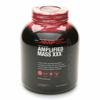 GNC Pro Performance AMP Amplified Mass XXX, Strawberry 6 lb (2727 g)
