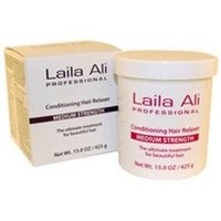 Laila Ali Medium Strength Conditioning Hair Relaxer Treatment - 15 oz