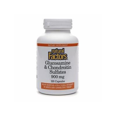 Natural Factors Glucosamine & Chondroitin Sulfates, 900mg 120 capsules