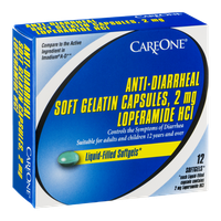 CareOne Anti-Diarrheal Soft Gelatin Capsules - 12 CT