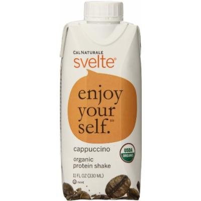 CalNaturale Svelte Organic Protein Shake, Cappuccino, 11 Ounce (Pack of 8)