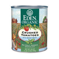 Eden Crushed Tomatoes with Basil, Organic, 28-Ounce (Pack of 6)