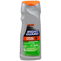 Right Guard Xtreme 5-in-1 Deodorizing Hair & Body Wash, Refreshing, 16 oz