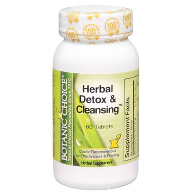 Botanic Choice Herbal Detox & Cleansing Herbal Supplement Tablets