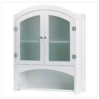 SWM 35013 Wood Bathroom Wall Cabinet - White