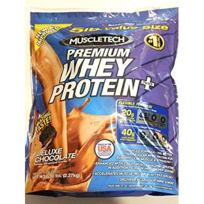 Muscletech 5lb 100% Premium Whey Protein Plus (Deluxe Chocolate)