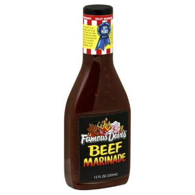 Famous Dave's Marinade Beef, 12-Ounce (Pack of 6)