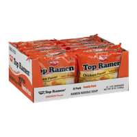 Nissin Top Ramen Chicken Flavor - 12 CT