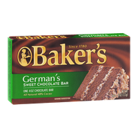 Baker's German's Sweet Chocolate Bar