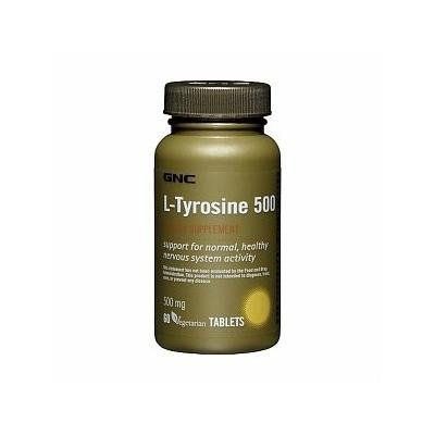 GNC L-Tyrosine 500, Tablets, 60 ea