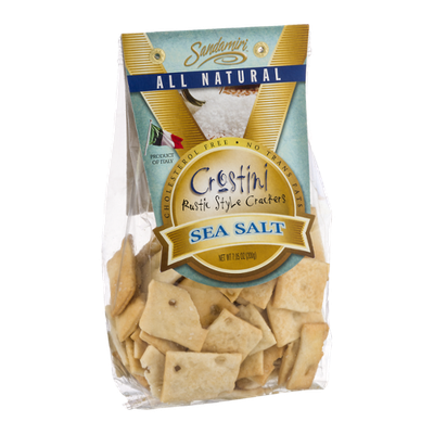 Sandamiri Crostini Rustic Style Crackers Sea Salt
