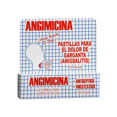 Angimicina Antiseptico Pastillas Throat Lozenges