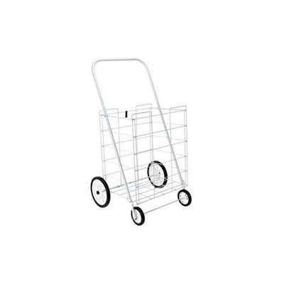 Home Products 4 Wheel Large Tote Cart White