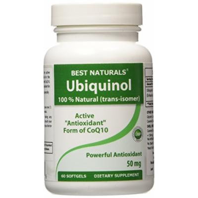 Best Naturals -- Ubiquinol Clinically Proven kaneka QH -- 50 mg -- 60 Softgels