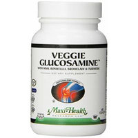 Maxi Health Veggie Glucosamine - with MSM - Vegetarian Joint Formula - 60 Capsules - Kosher