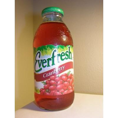Everfresh: Cranberry Juice 16 Oz (12 Pack)