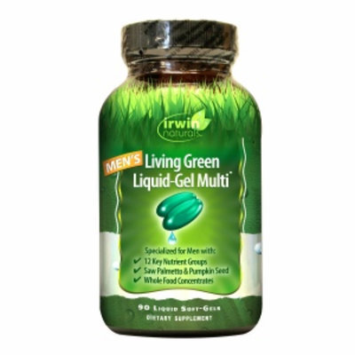 Irwin Naturals Men's Living Green Liquid-Gel Multi Soft-Gels