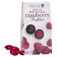 Harvest Sweets Raspberry Truffles, Dark Chocolate Shell 2.6 Oz