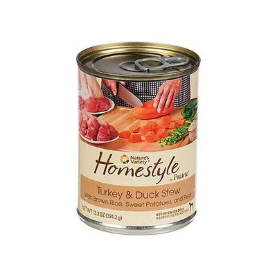 Nature's Variety Homestyle by Prairie Turkey & Duck Stew Canned Dog Food, Case of 12