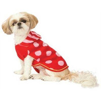 Fashion Pet Red Spot Hoodie Dog Sweater