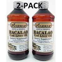 Aceite De Higado De Bacalao 8 Oz. Cod Liver Oil 2-PACK