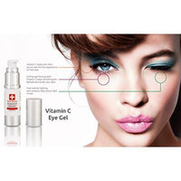 Eye Gel For Dark Circles, Bags & Wrinkles with Pure Vitamin C Hyaluronic Acid Serum