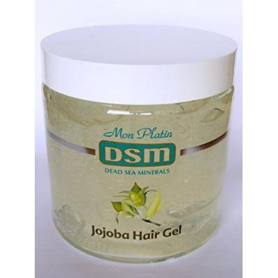 Hair Gel Jojoba 500ml/17oz Mon Platin Dead Sea Mineral DSM Styling All Hair Type Natural Care Beauty Israel for All Hair Types + Gift: A Sample of Dead Sea Product! By Care and Beauty