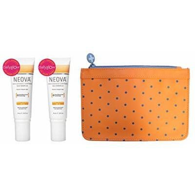Neova DNA Damage Control Silc Sheer 2.0 SPF 40 (2.5 oz) 2 Pack + Cosmetic Bag